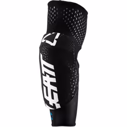 Leatt 3DF 5.0 Protecteurs de coude de motocross pour enfants, noir-blanc, taille S M pour Des gamins