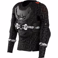 Leatt Body Protector 5.5 Chemise protectrice de motocross pour enfants, noir, taille S M pour Des gamins - Vue supplémentaire 2