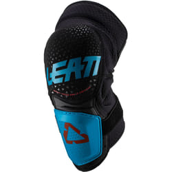 Leatt 3DF Hybrid Protecteurs de genoux de motocross, bleu, taille S M pour Hommes