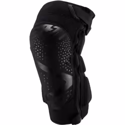 Leatt 3DF 5.0 Zip Garde genou de motocross, noir, taille L XL pour Hommes
