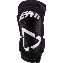 Leatt 3DF 5.0 Zip Garde genou de motocross, blanc, taille S M pour Hommes