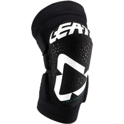 Leatt 3DF 5.0 Protège-genoux de motocross, noir-blanc, taille L XL pour Hommes