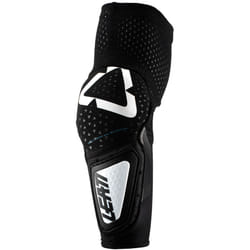 Leatt 3DF Hybrid Protecteurs de coude, noir-blanc, taille L XL pour Hommes