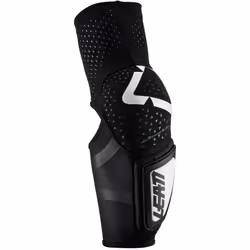 Leatt 3DF Hybrid Protecteurs de coude, noir-blanc, taille L XL pour Hommes