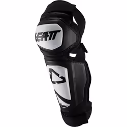Leatt 3.0 EXT Protecteurs de genou et de tibia, noir-blanc, taille S M