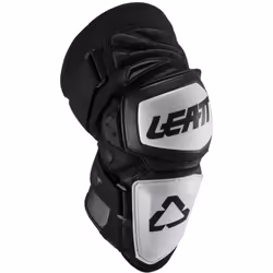 Leatt Enduro Protège-genoux, noir-blanc, taille S M pour Hommes