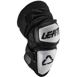 Leatt Enduro Protège-genoux, noir-blanc, taille S M pour Hommes