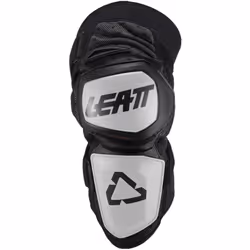 Leatt Enduro Protège-genoux, noir-blanc, taille S M pour Hommes