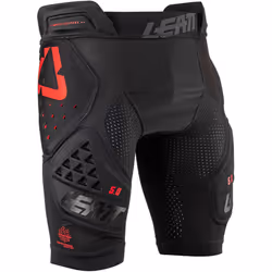 Leatt Impact 3DF 5.0 Shorts Protecteurs de Motocross, noir, taille S pour Hommes