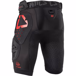 Leatt Impact 3DF 5.0 Shorts Protecteurs de Motocross, noir, taille S pour Hommes