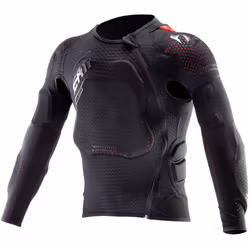 Leatt Body 3DF AirFit Lite Chemise de protecteur pour enfant, noir, taille S M pour Des gamins
