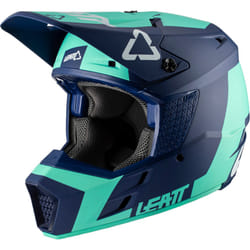 Leatt GPX 3.5 V20.1 Aqua Casque Motocross, turquoise, taille XL pour Hommes