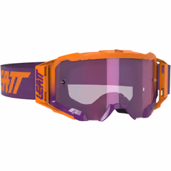 Leatt Velocity 5.5 Iriz Lunettes Motocross, pourpre pour Hommes