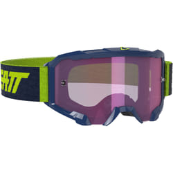 Leatt Velocity 4.5 Iriz Lunettes Motocross, bleu-jaune pour Hommes