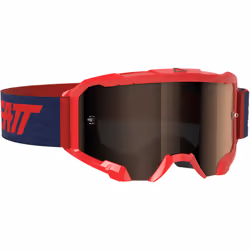 Leatt Velocity 4.5 Iriz Lunettes Motocross, rouge-bleu pour Hommes