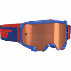 Leatt Velocity 4.5 Lunettes Motocross, rouge-bleu pour Hommes