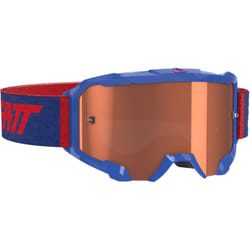 Leatt Velocity 4.5 Lunettes Motocross, rouge-bleu pour Hommes