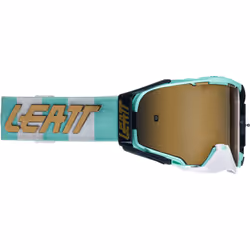 Leatt Velocity 6.5 Iriz Guard Lunettes de motocross, turquoise pour Hommes