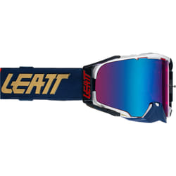 Leatt Velocity 6.5 Iriz Guard Lunettes de motocross, blanc-bleu pour Hommes