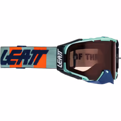Leatt Velocity 6.5 News Lunettes de motocross, turquoise pour Hommes