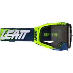 Leatt Velocity 6.5 Lime Lunettes de motocross, noir-gris pour Hommes