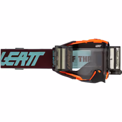 Leatt Velocity 6.5 Roll-Off Combat Lunettes de motocross, orange pour Hommes
