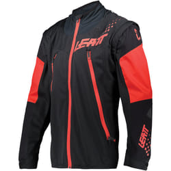 Leatt Moto 4.5 Lite Veste de motocross, noir-rouge, taille S pour Hommes
