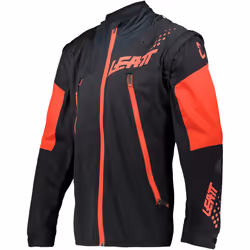 Leatt Moto 4.5 Lite Veste de motocross, noir-rouge, taille S pour Hommes