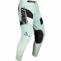 Leatt Moto 4.5 Patch Pantalon Motocross, blanc-vert, taille M pour Hommes
