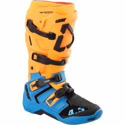 Leatt 4.5 Bluringe Bottes motocross, bleu-orange, taille 47 pour Hommes