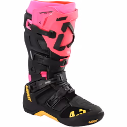 Leatt 4.5 Bottes motocross, noir-rose, taille 44 45 pour Hommes