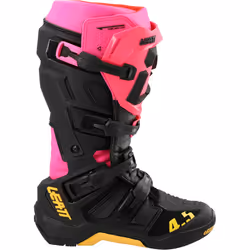 Leatt 4.5 Bottes motocross, noir-rose, taille 44 45 pour Hommes