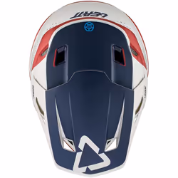Leatt MTB 8.0 Composite Casque de descente, blanc-rouge-bleu, taille M pour Hommes