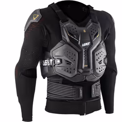 Leatt 6.5 Body Veste protectrice, noir-gris, taille S pour Hommes