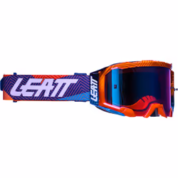 Leatt Velocity 5.5 Iriz Lines Lunettes de motocross, bleu pour Hommes