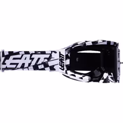 Leatt Velocity 5.5 Checker Lunettes de motocross, noir-gris pour Hommes