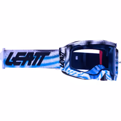 Leatt Velocity 5.5 Zebra Lunettes de motocross, bleu pour Hommes