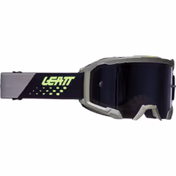 Leatt Velocity 4.5 Iriz Dots Lunettes de motocross, gris-vert pour Hommes