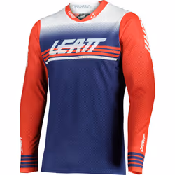 Leatt Moto 5.5 Ultraweld Classic Maillot de motocross, bleu, taille M pour Hommes