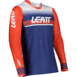 Leatt Moto 5.5 Ultraweld Classic Maillot de motocross, bleu, taille XL pour Hommes