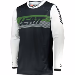 Leatt Moto 4.5 Lite Color Maillot de motocross, noir, taille M pour Hommes