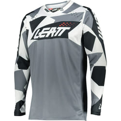 Leatt Moto 4.5 Lite Camo Maillot de motocross, noir-blanc, taille S pour Hommes