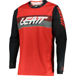 Leatt Moto 4.5 Lite Color Maillot de motocross, rouge, taille M pour Hommes