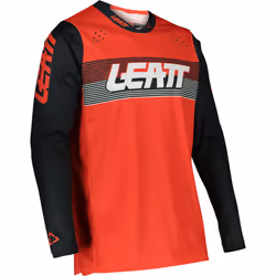 Leatt Moto 4.5 Lite Color Maillot de motocross, rouge, taille L pour Hommes