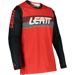 Leatt Moto 4.5 Lite Color Maillot de motocross, rouge, taille L pour Hommes