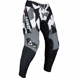 Leatt Moto 4.5 Camo Pantalon de motocross, noir-blanc, taille S pour Hommes - Vue supplémentaire 3