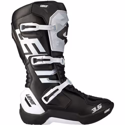 Leatt 3.5 Bottes de motocross, noir-blanc, taille 48 pour Hommes