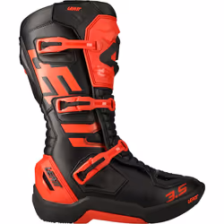 Leatt 3.5 Bottes de motocross, noir-rouge, taille 45 46 pour Hommes - Vue supplémentaire 4