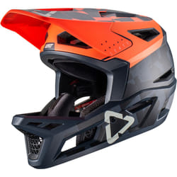 Leatt MTB Gravity 4.0 Orange/Black Casque de descente, noir-orange, taille L pour Hommes