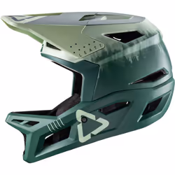 Leatt MTB Gravity 4.0 Green Casque de descente, vert, taille L pour Hommes